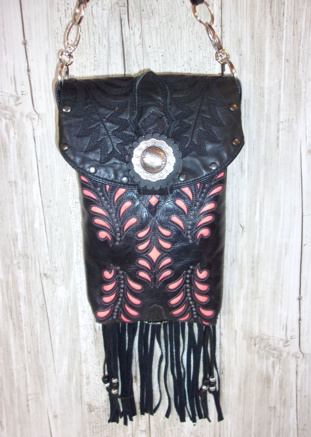 Western Nights Hipster & Leather Bag Bundle - 6pc Set handcrafted from cowboy boots. Shop  at ChrisThompsonBags.com and buy the best [] at Chris Thompson Bags.