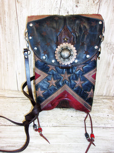 Cowboy Boot Purse – Leather Crossbody Purse - Cowboy Boot Purse – Western Hipster HP980