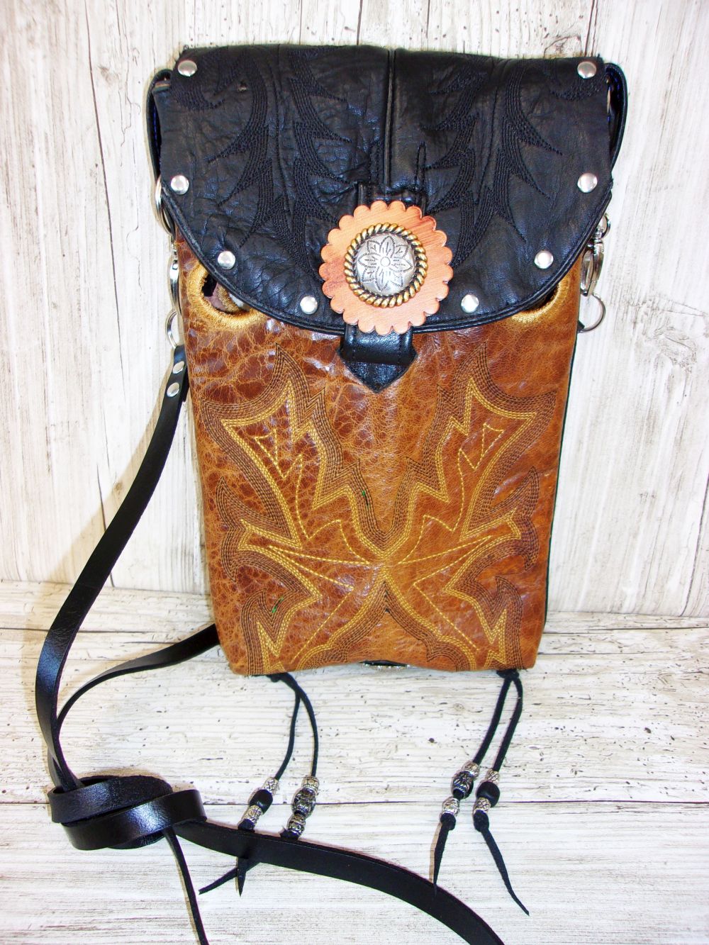Western Artisan Bag 6Pc Bundle – Mixed Styles and Sizes handcrafted from cowboy boots. Shop  at ChrisThompsonBags.com and buy the best ["hair on hide"] at Chris Thompson Bags.