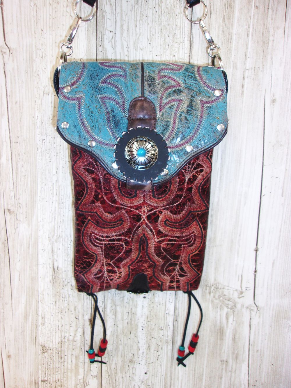 Western Boutique 6Pc Purse Bundle | Fringe & Crossbody handcrafted from cowboy boots. Shop  at ChrisThompsonBags.com and buy the best ["cheetah"] at Chris Thompson Bags.