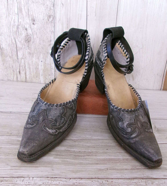 Cowgirl Boot Mules (Size 8-8.5) #mu01 handcrafted from cowboy boots. Shop  at ChrisThompsonBags.com and buy the best ["mules","Size 8-8.5"] at Chris Thompson Bags.