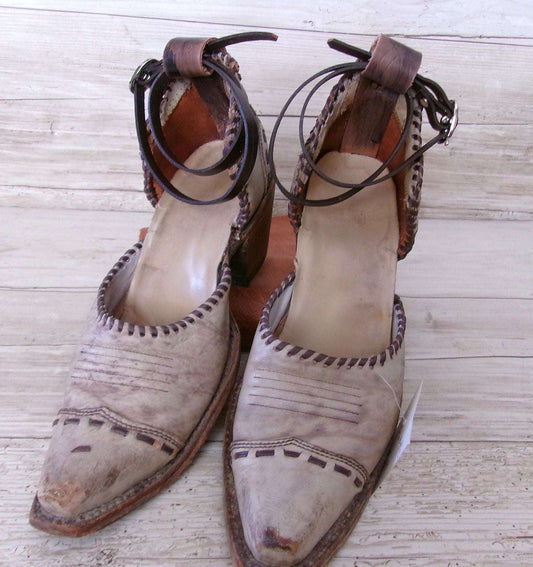 Cowgirl Boot Mules (Size 8-8.5) #mu02 handcrafted from cowboy boots. Shop  at ChrisThompsonBags.com and buy the best ["mules","Size 8-8.5"] at Chris Thompson Bags.