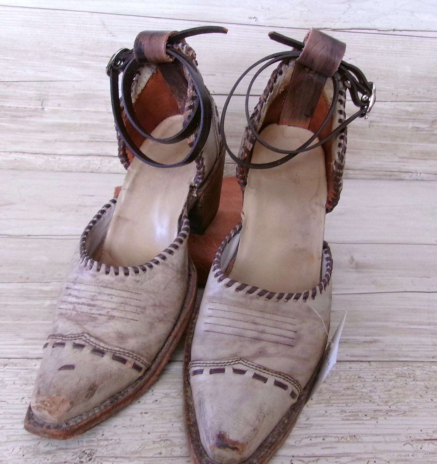 Cowgirl Boot Mules (Size 8-8.5) #mu02 handcrafted from cowboy boots. Shop  at ChrisThompsonBags.com and buy the best ["mules","Size 8-8.5"] at Chris Thompson Bags.