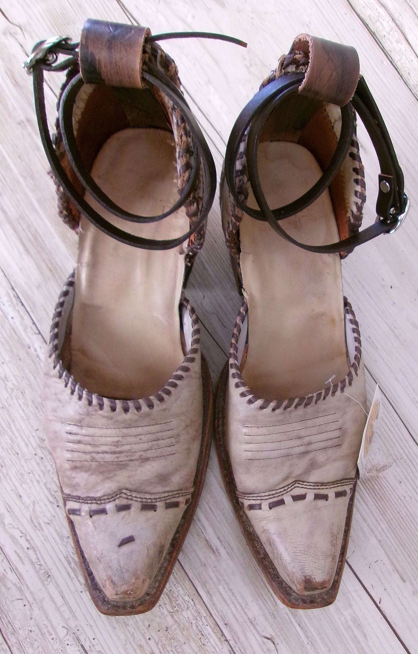 Cowgirl Boot Mules (Size 8-8.5) #mu02 handcrafted from cowboy boots. Shop  at ChrisThompsonBags.com and buy the best ["mules","Size 8-8.5"] at Chris Thompson Bags.