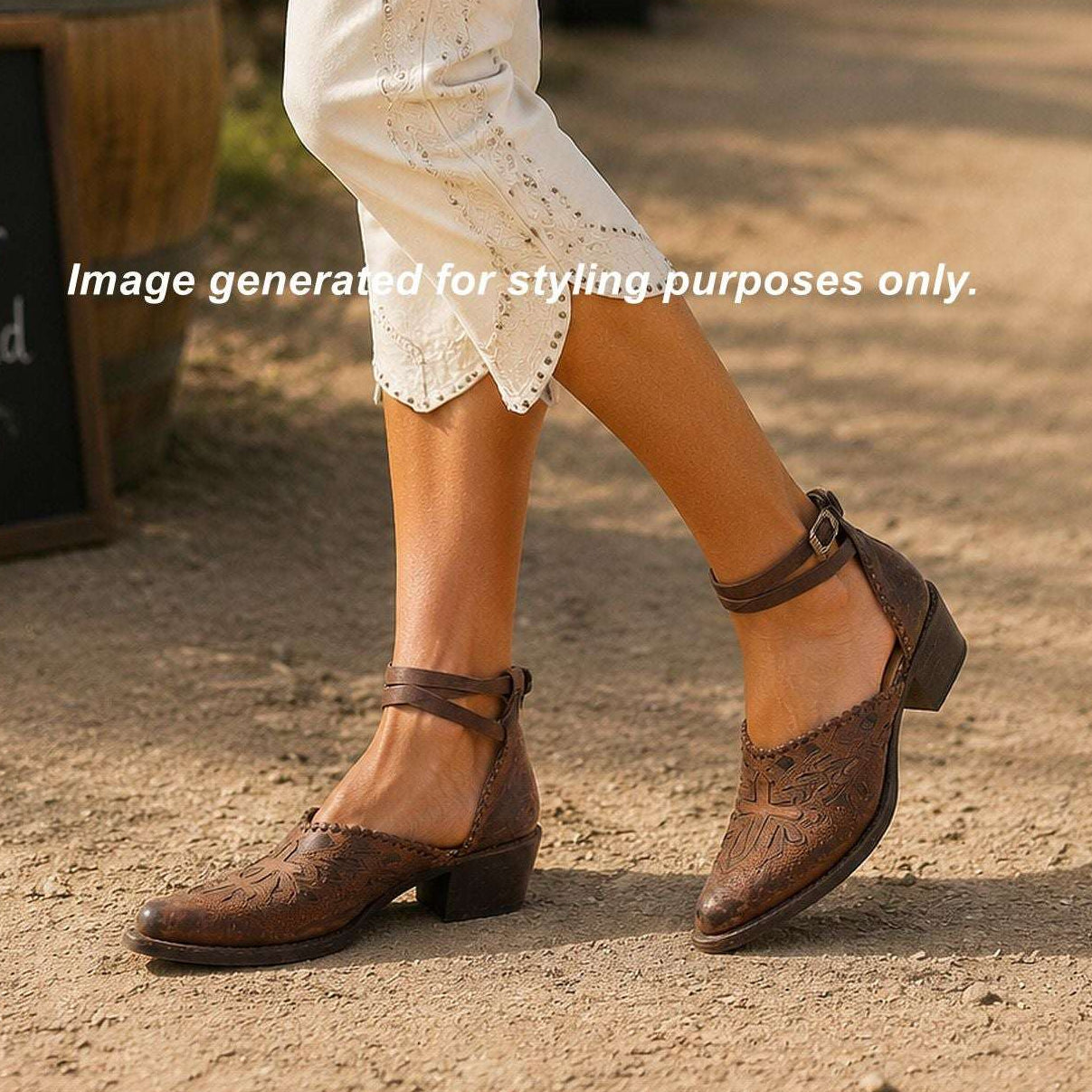 Cowgirl Boot Mules (Size 7.5-8) #mu03 handcrafted from cowboy boots. Shop  at ChrisThompsonBags.com and buy the best ["7.5-8","Cross","mules"] at Chris Thompson Bags.