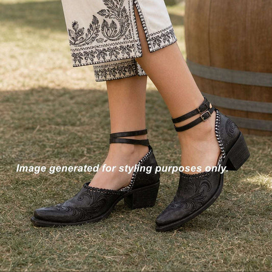 Cowgirl Boot Mules (Size 8.5-9) #mu06 handcrafted from cowboy boots. Shop  at ChrisThompsonBags.com and buy the best ["8.5-9","mules"] at Chris Thompson Bags.