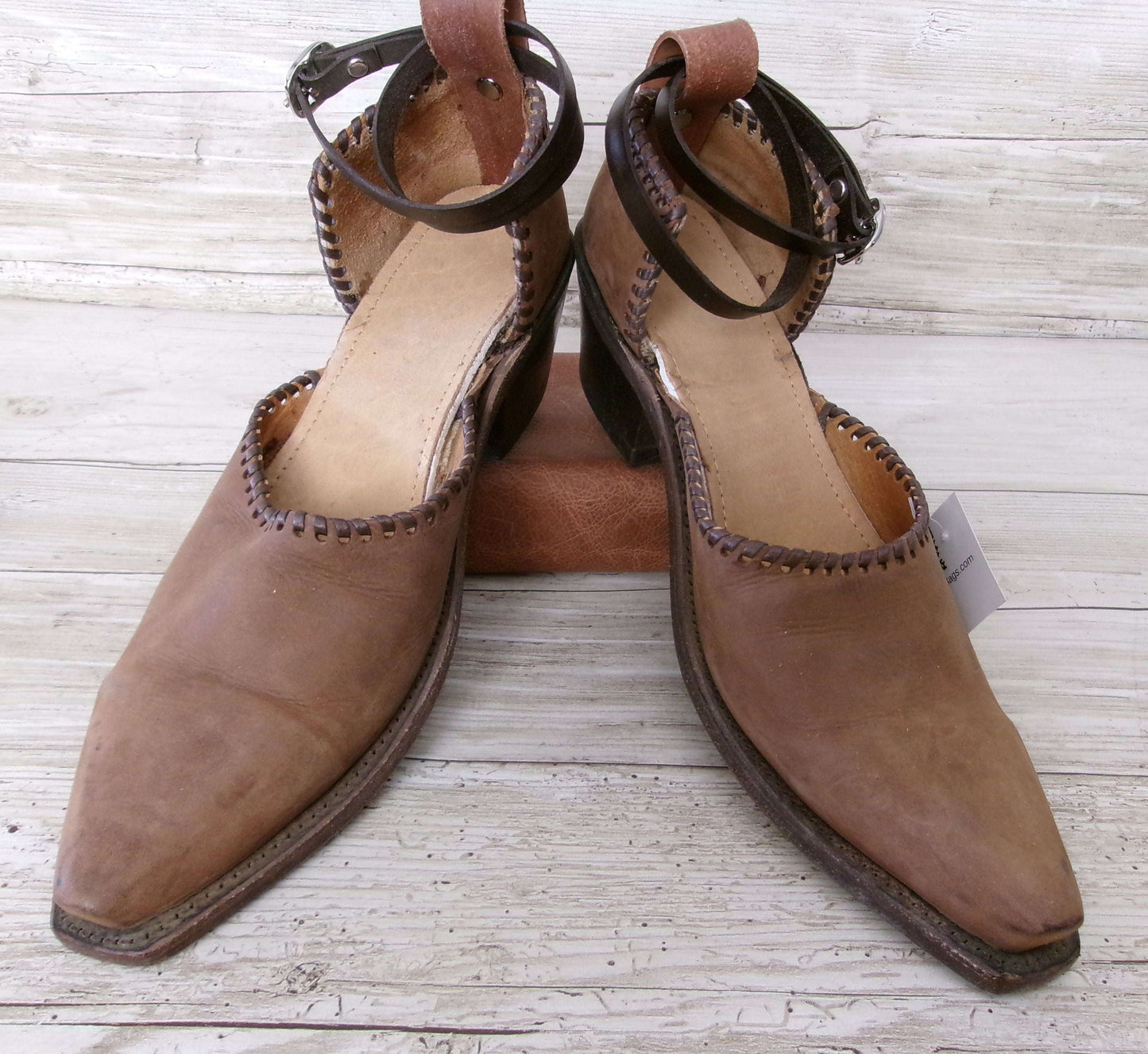 Cowgirl Boot Mules (Size 8.5-9) #mu07 handcrafted from cowboy boots. Shop  at ChrisThompsonBags.com and buy the best ["8.5-9","mules"] at Chris Thompson Bags.