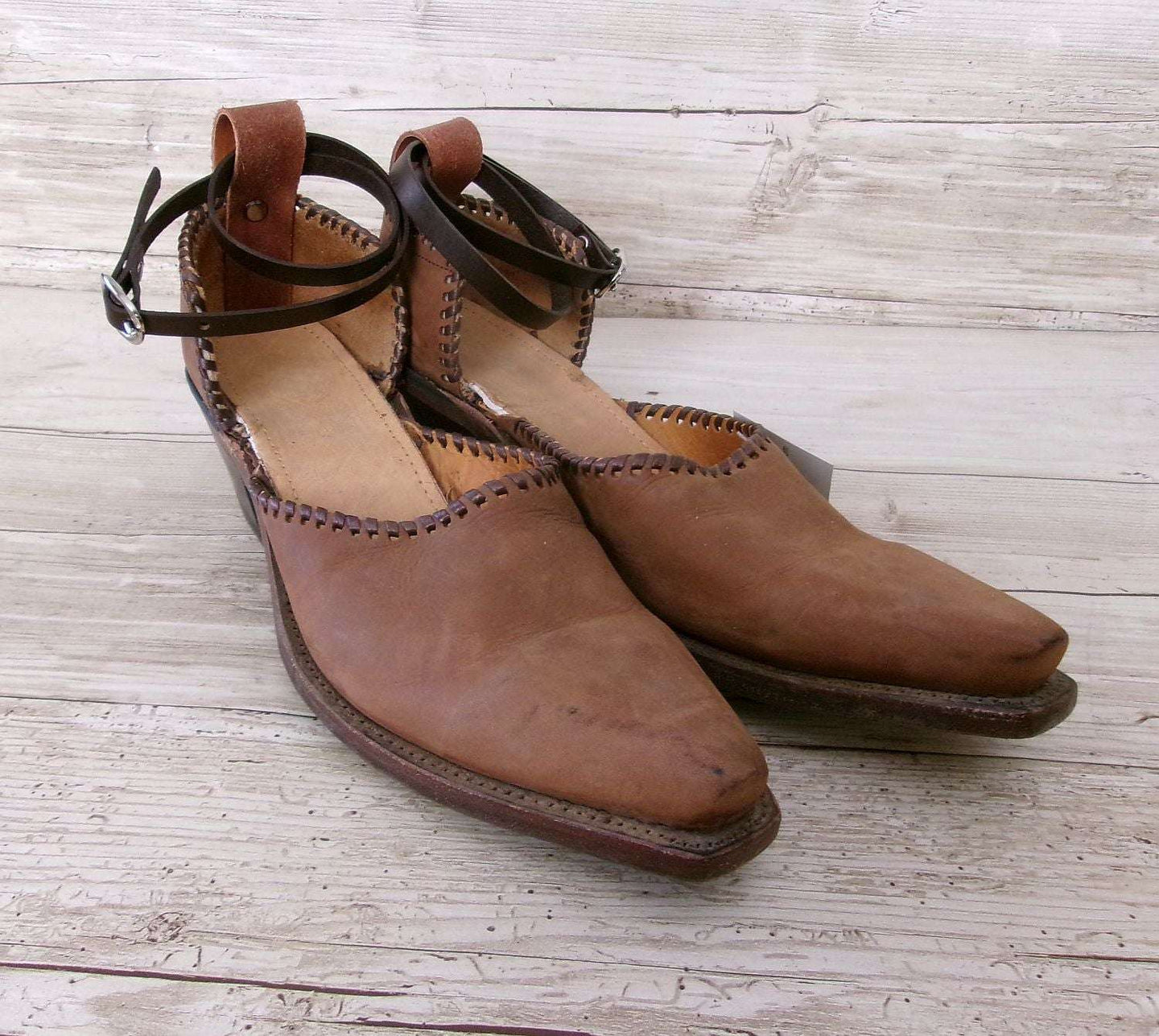 Cowgirl Boot Mules (Size 8.5-9) #mu07 handcrafted from cowboy boots. Shop  at ChrisThompsonBags.com and buy the best ["8.5-9","mules"] at Chris Thompson Bags.