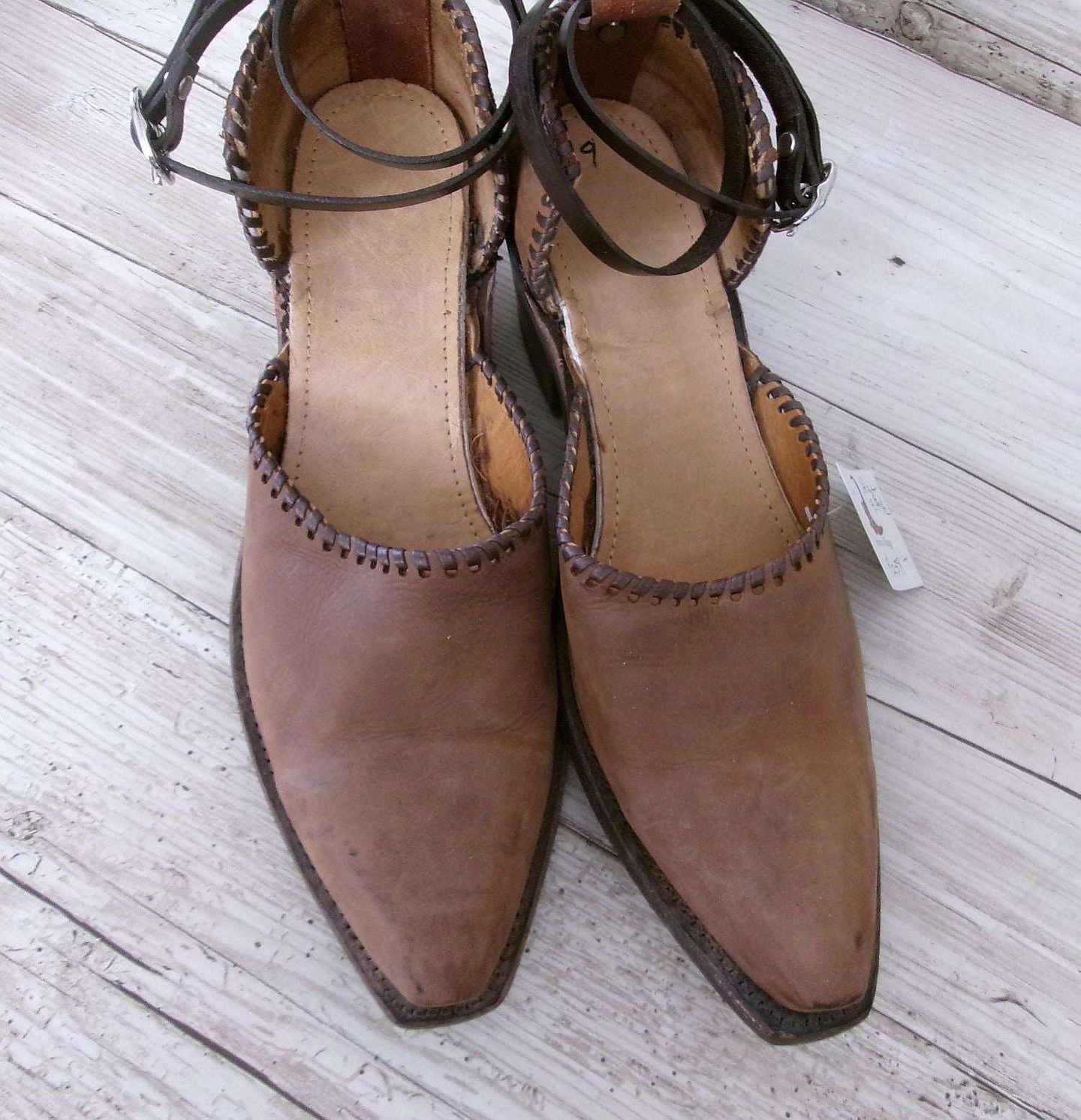 Cowgirl Boot Mules (Size 8.5-9) #mu07 handcrafted from cowboy boots. Shop  at ChrisThompsonBags.com and buy the best ["8.5-9","mules"] at Chris Thompson Bags.