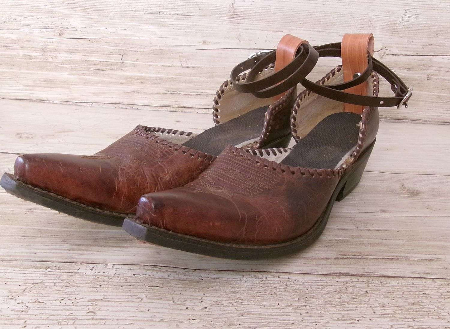 Cowgirl Boot Mules (Size 8-8.5) #mu08 handcrafted from cowboy boots. Shop  at ChrisThompsonBags.com and buy the best ["mules","Size 8-8.5"] at Chris Thompson Bags.