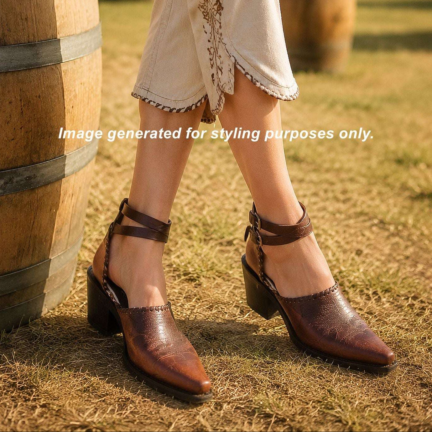 Cowgirl Boot Mules (Size 8-8.5) #mu08 handcrafted from cowboy boots. Shop  at ChrisThompsonBags.com and buy the best ["mules","Size 8-8.5"] at Chris Thompson Bags.