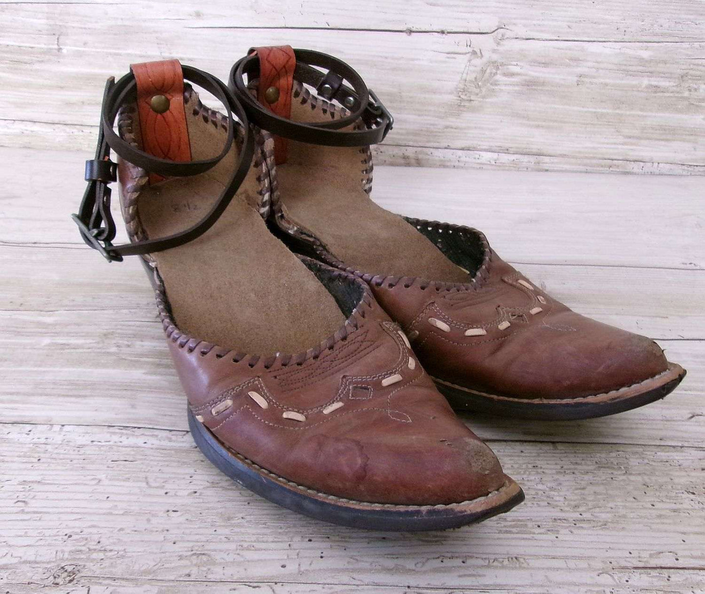 Cowgirl Boot Mules (Size 8.5-9) #mu10 handcrafted from cowboy boots. Shop  at ChrisThompsonBags.com and buy the best ["mules","Size 8-8.5"] at Chris Thompson Bags.