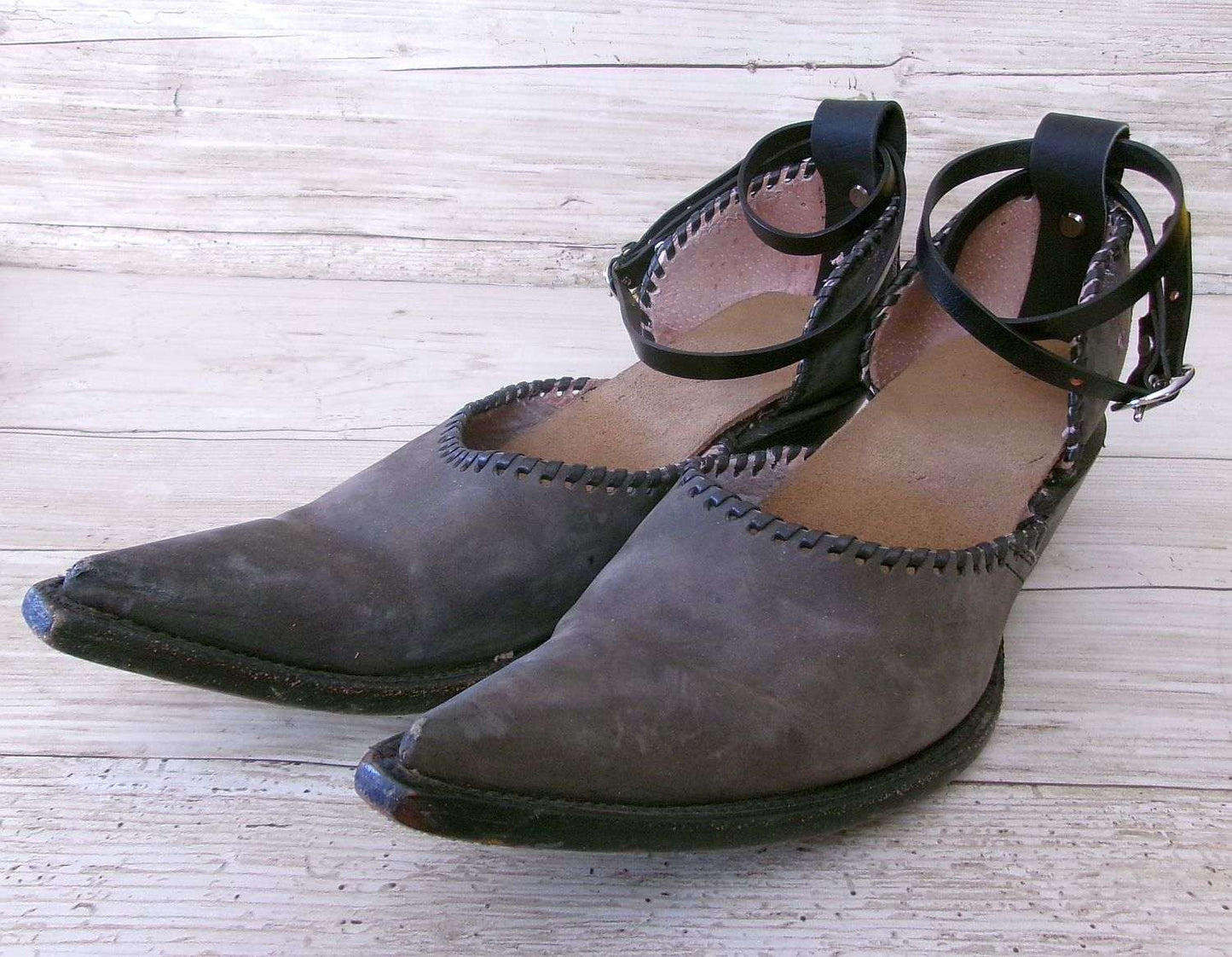 Cowgirl Boot Mules (Size 8.5-9) #mu13 handcrafted from cowboy boots. Shop  at ChrisThompsonBags.com and buy the best ["8.5-9","mules"] at Chris Thompson Bags.