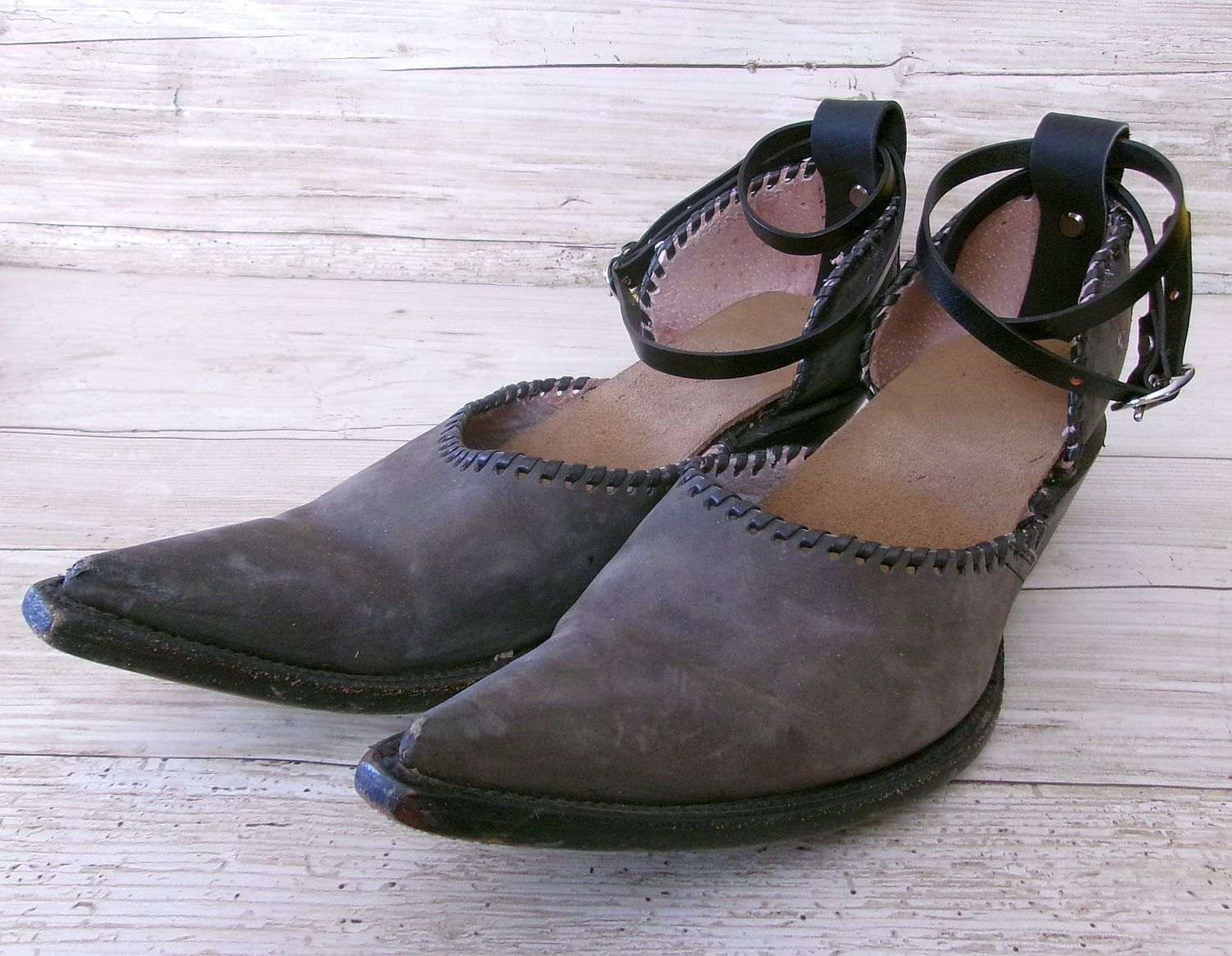 Cowgirl Boot Mules (Size 8.5-9) #mu13 handcrafted from cowboy boots. Shop  at ChrisThompsonBags.com and buy the best ["8.5-9","mules"] at Chris Thompson Bags.