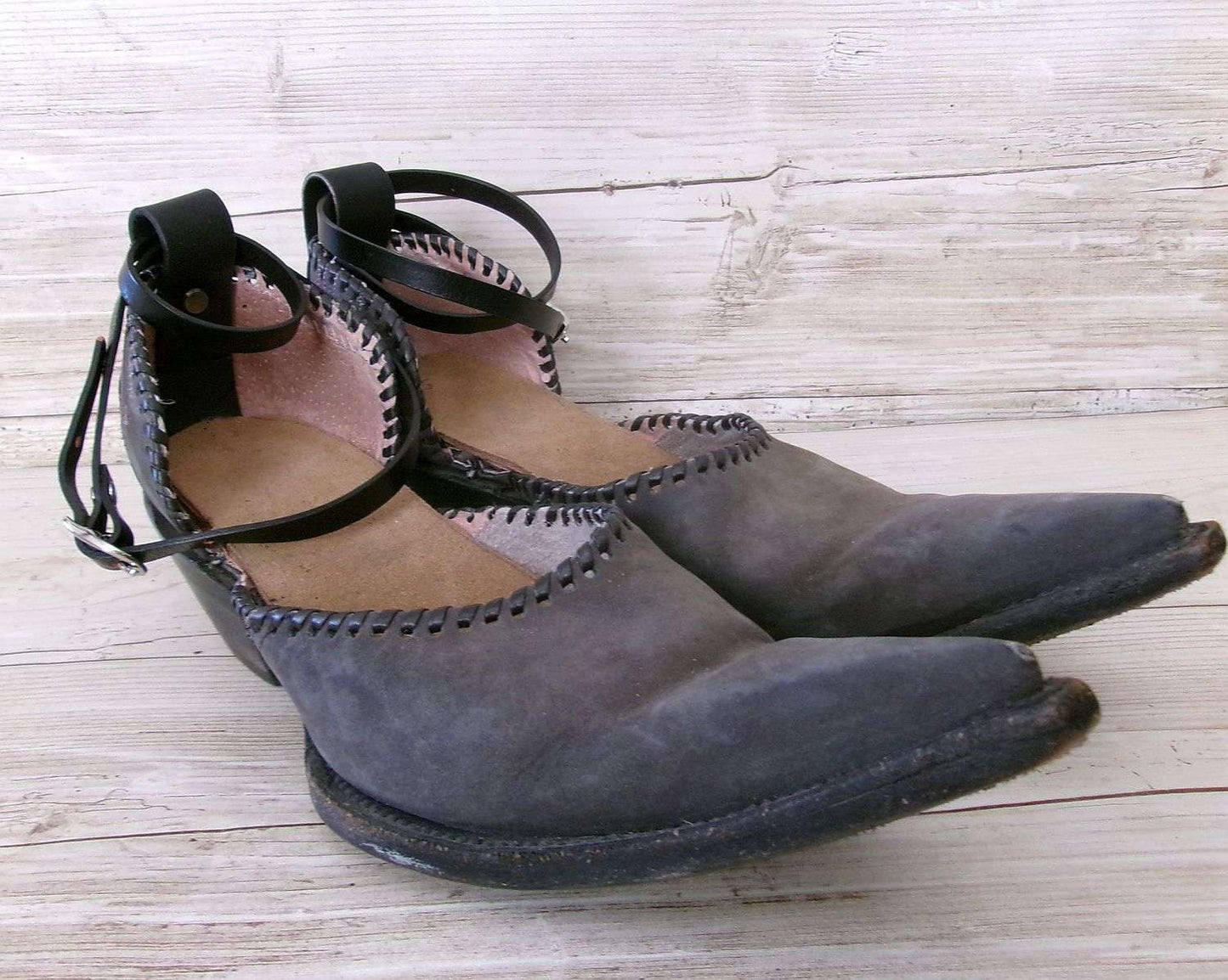 Cowgirl Boot Mules (Size 8.5-9) #mu13 handcrafted from cowboy boots. Shop  at ChrisThompsonBags.com and buy the best ["8.5-9","mules"] at Chris Thompson Bags.