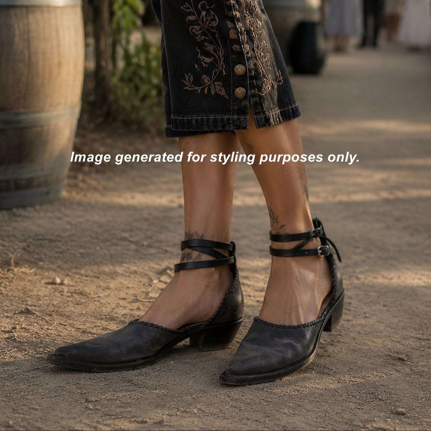 Cowgirl Boot Mules (Size 8.5-9) #mu13 handcrafted from cowboy boots. Shop  at ChrisThompsonBags.com and buy the best ["8.5-9","mules"] at Chris Thompson Bags.