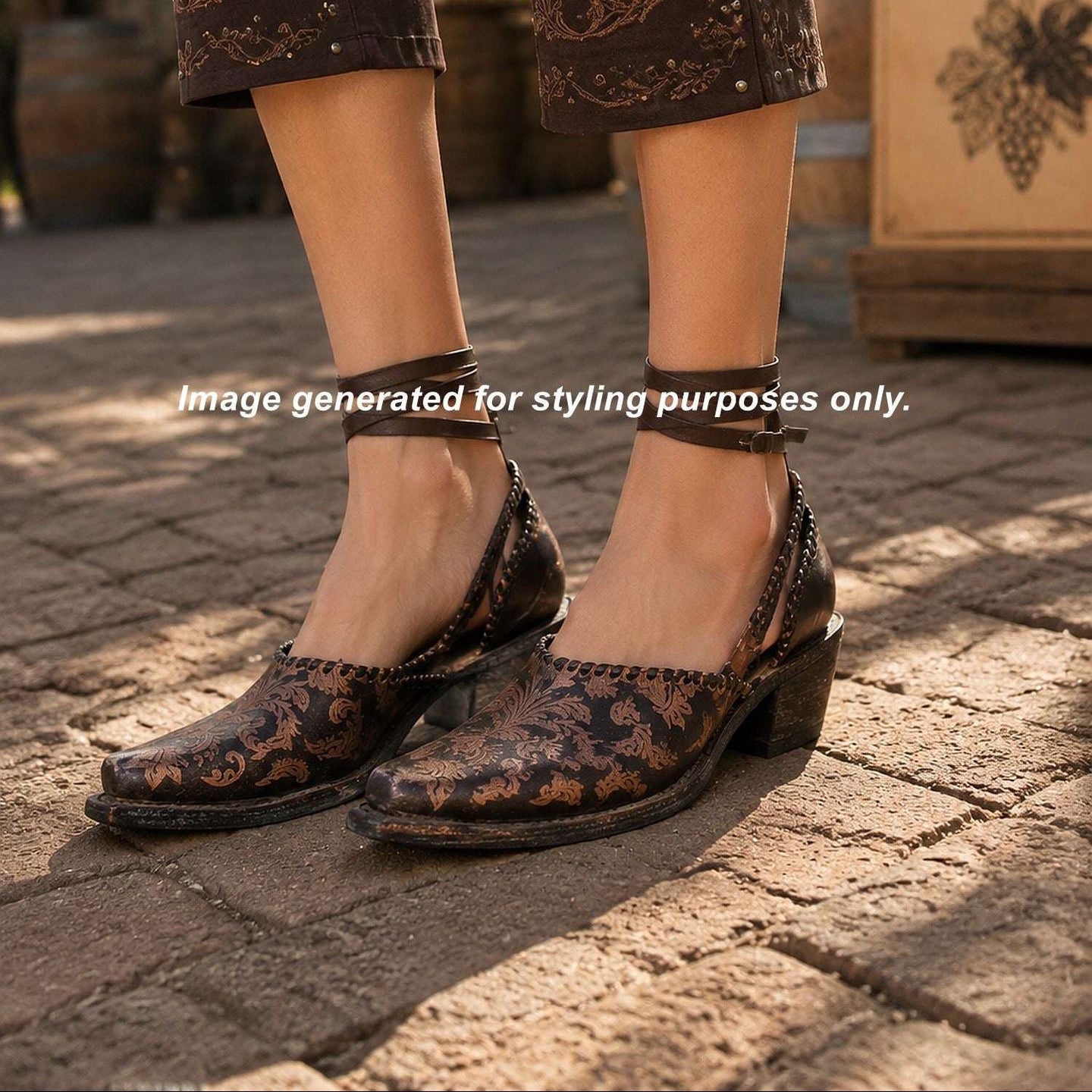Cowgirl Boot Mules (Size 9-9.5) #mu15 handcrafted from cowboy boots. Shop  at ChrisThompsonBags.com and buy the best ["9-9.5","mules"] at Chris Thompson Bags.