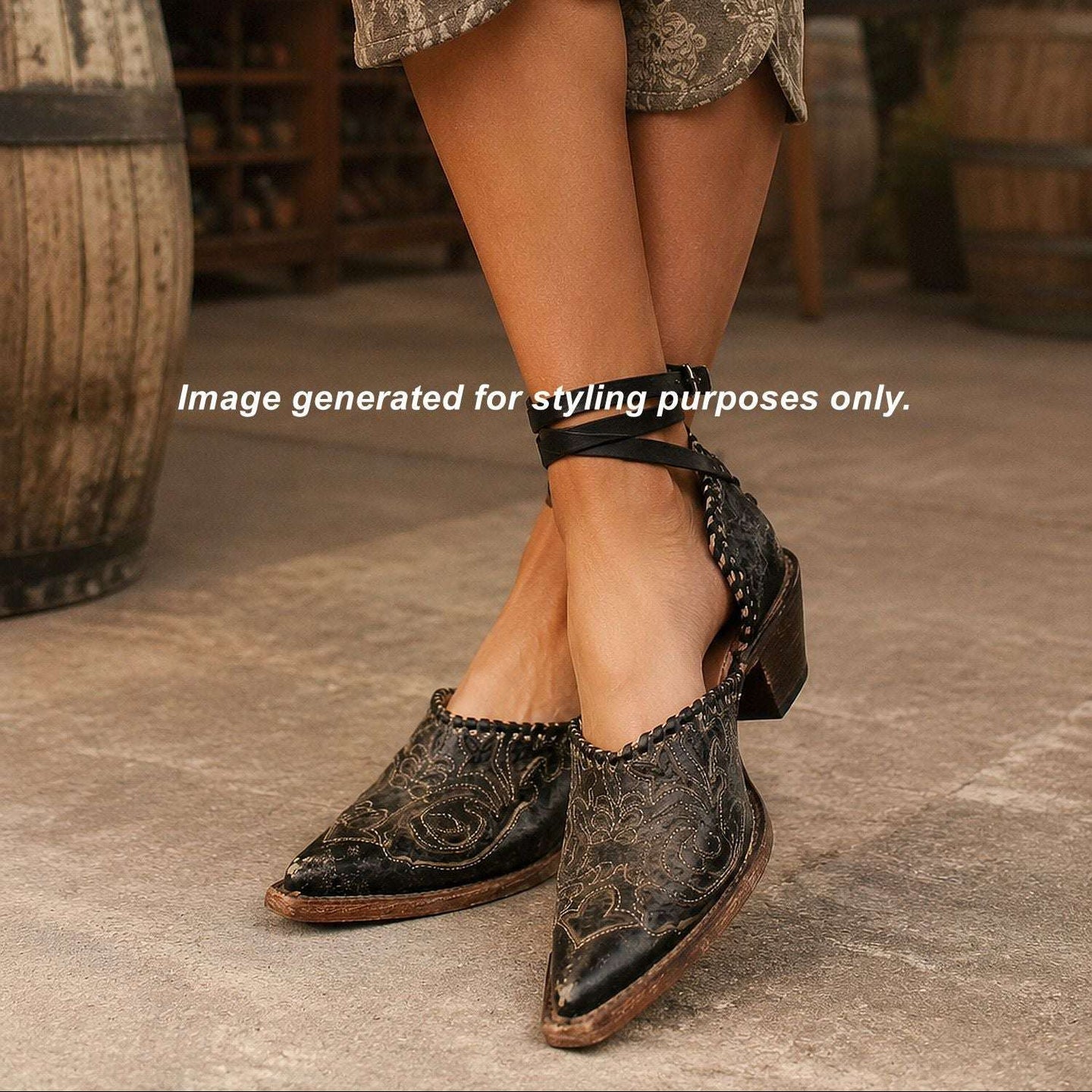 Cowgirl Boot Mules (Size 9-9.5) #mu16 handcrafted from cowboy boots. Shop  at ChrisThompsonBags.com and buy the best ["9-9.5","mules"] at Chris Thompson Bags.