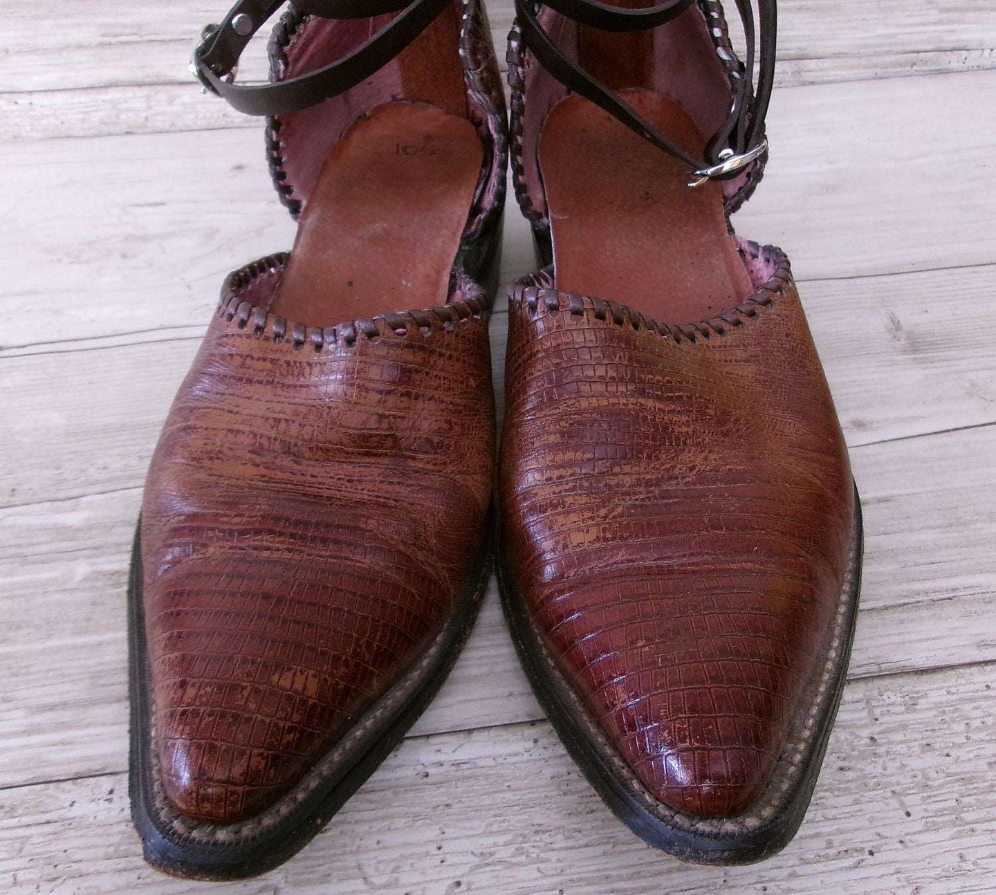 Cowgirl Boot Mules (Size 9.5-10) #mu17 handcrafted from cowboy boots. Shop  at ChrisThompsonBags.com and buy the best ["9.5-10","mules"] at Chris Thompson Bags.