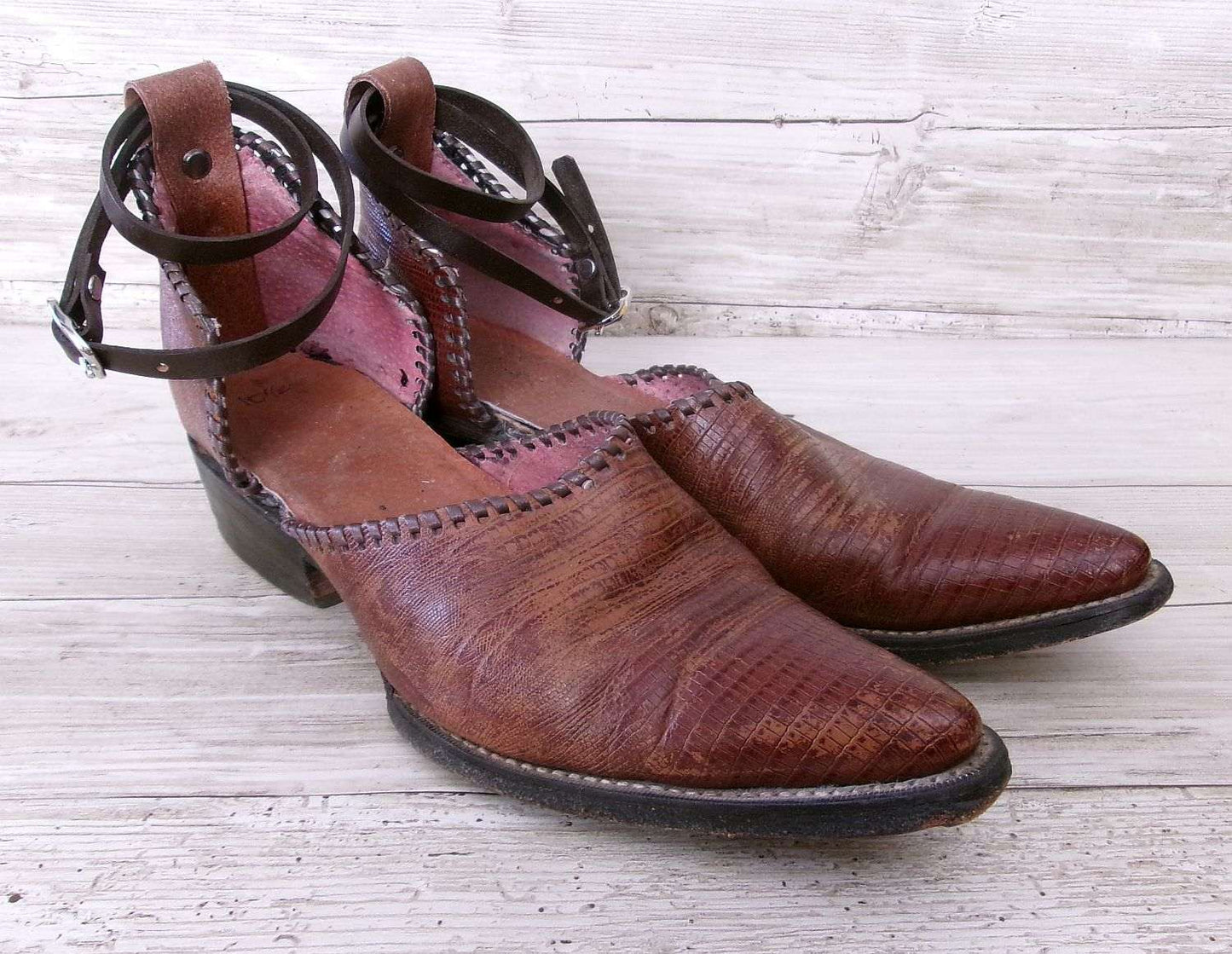 Cowgirl Boot Mules (Size 9.5-10) #mu17 handcrafted from cowboy boots. Shop  at ChrisThompsonBags.com and buy the best ["9.5-10","mules"] at Chris Thompson Bags.