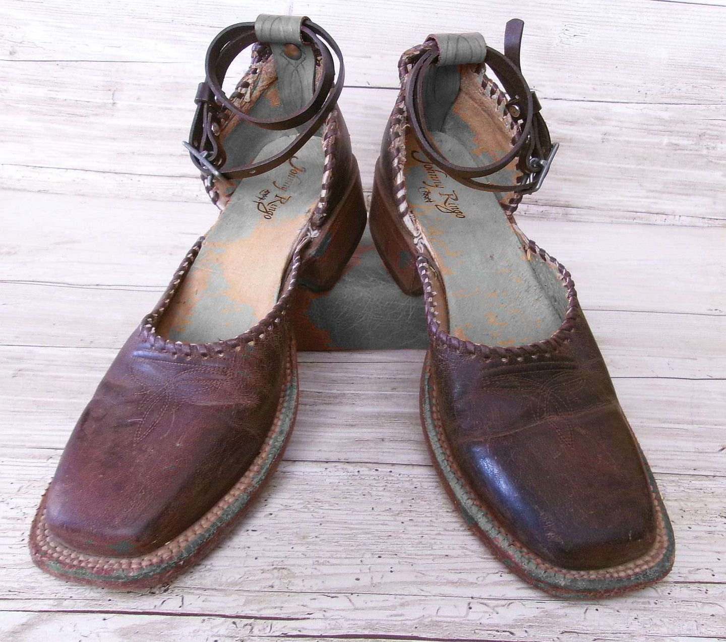 Cowgirl Boot Mules (Size 8-8.5) #mu18 handcrafted from cowboy boots. Shop  at ChrisThompsonBags.com and buy the best ["mules","Size 8-8.5"] at Chris Thompson Bags.