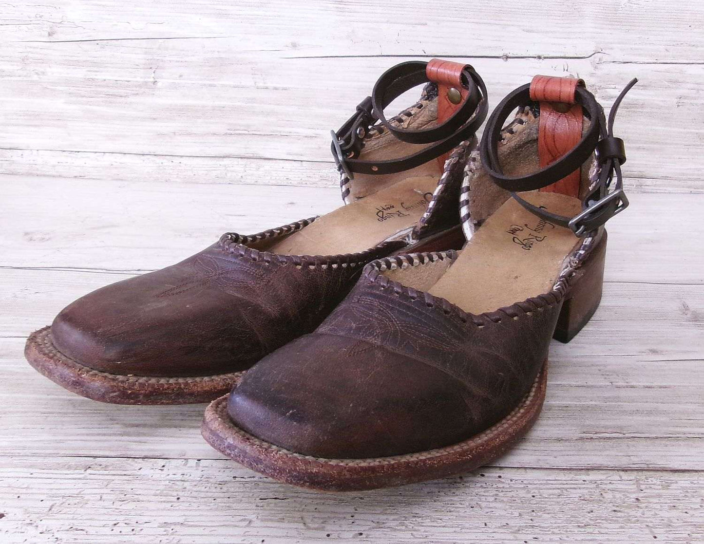 Cowgirl Boot Mules (Size 8-8.5) #mu18 handcrafted from cowboy boots. Shop  at ChrisThompsonBags.com and buy the best ["mules","Size 8-8.5"] at Chris Thompson Bags.