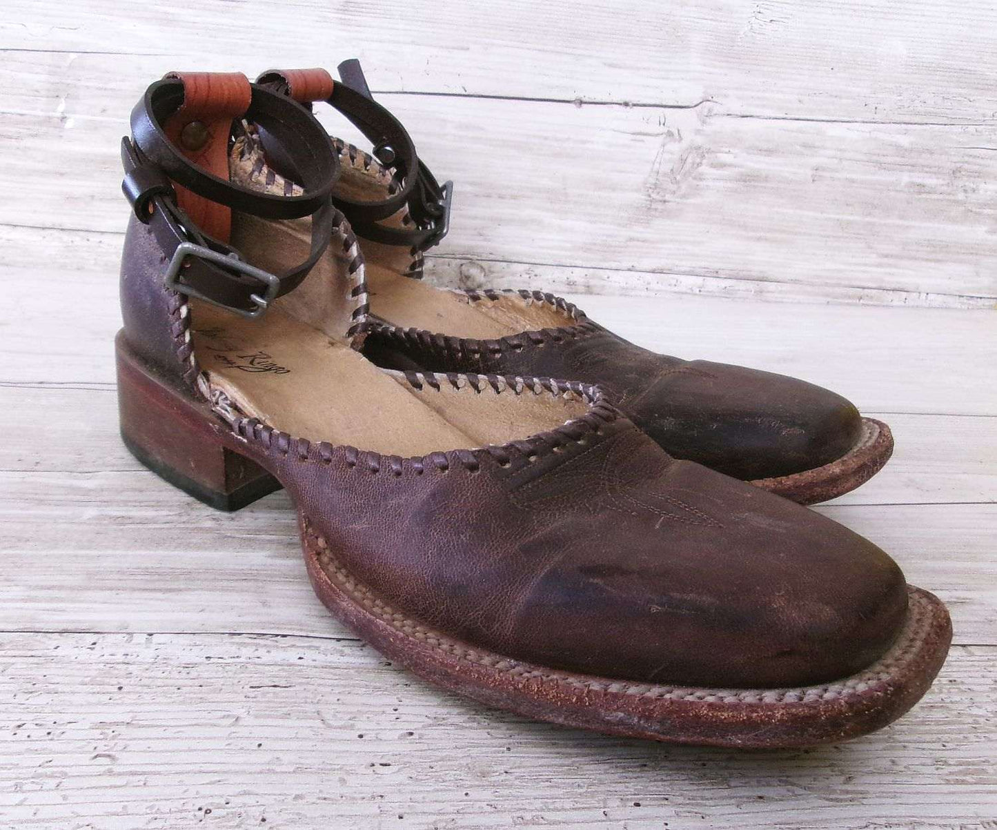 Cowgirl Boot Mules (Size 8-8.5) #mu18 handcrafted from cowboy boots. Shop  at ChrisThompsonBags.com and buy the best ["mules","Size 8-8.5"] at Chris Thompson Bags.