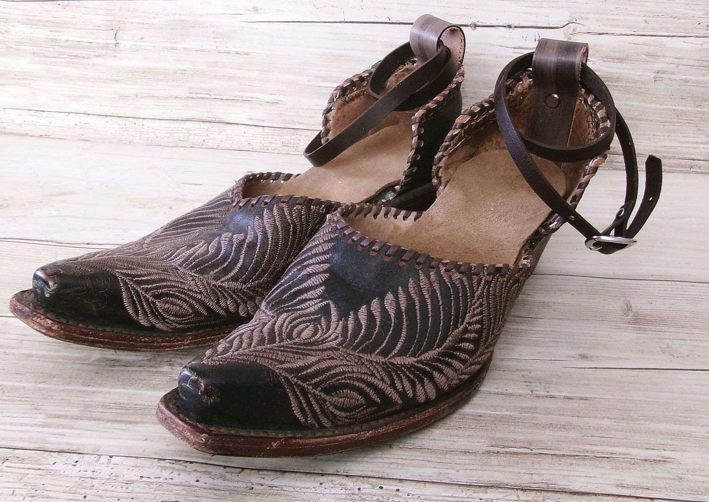Cowgirl Boot Mules (Size 9-9.5) #mu19 handcrafted from cowboy boots. Shop  at ChrisThompsonBags.com and buy the best ["9-9.5","mules"] at Chris Thompson Bags.