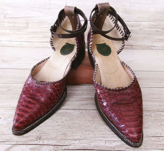 Cowgirl Boot Mules (Size 9.5-10) #mu21 handcrafted from cowboy boots. Shop  at ChrisThompsonBags.com and buy the best ["9.5-10","mules"] at Chris Thompson Bags.