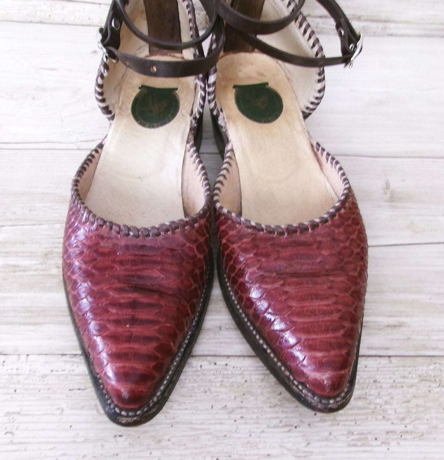 Cowgirl Boot Mules (Size 9.5-10) #mu21 handcrafted from cowboy boots. Shop  at ChrisThompsonBags.com and buy the best ["9.5-10","mules"] at Chris Thompson Bags.