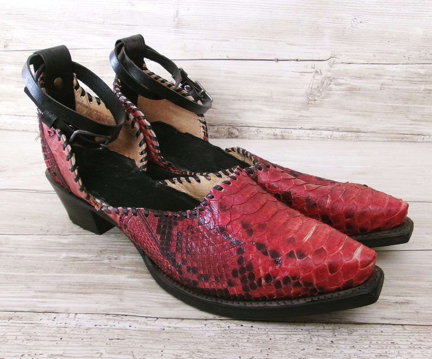 Cowgirl Boot Mules (Size 11-11.5) #mu22 handcrafted from cowboy boots. Shop  at ChrisThompsonBags.com and buy the best ["11-11.5","mules"] at Chris Thompson Bags.