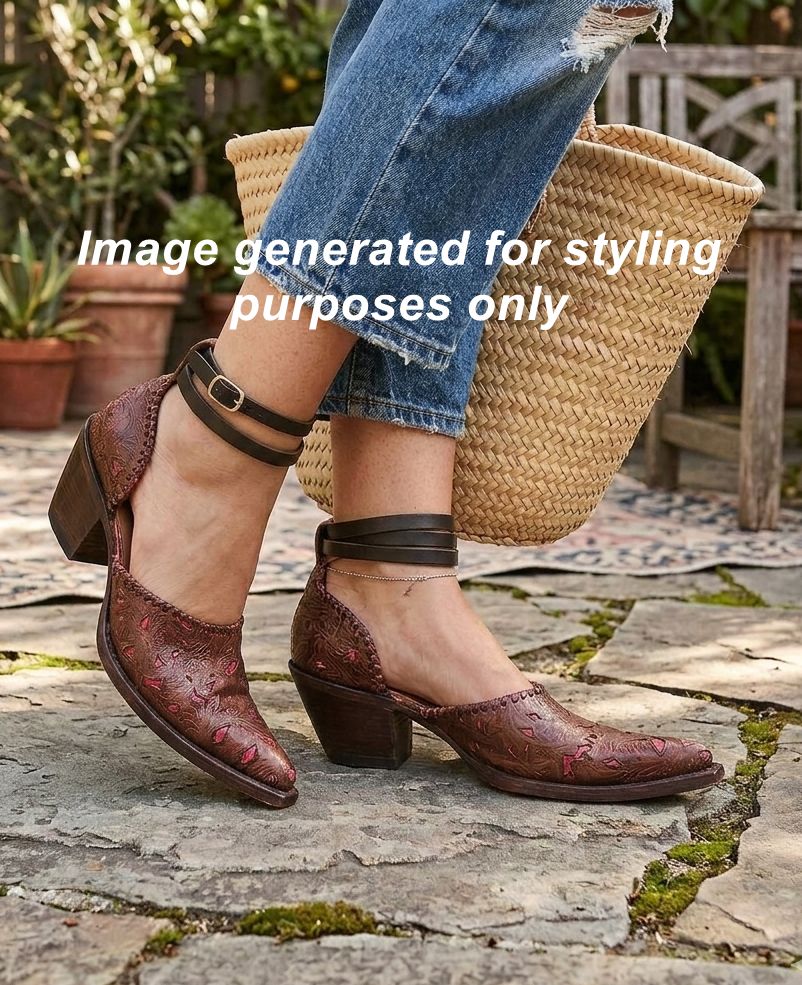 Cowgirl Boot Mules (Size 10-10.5) #mu23
