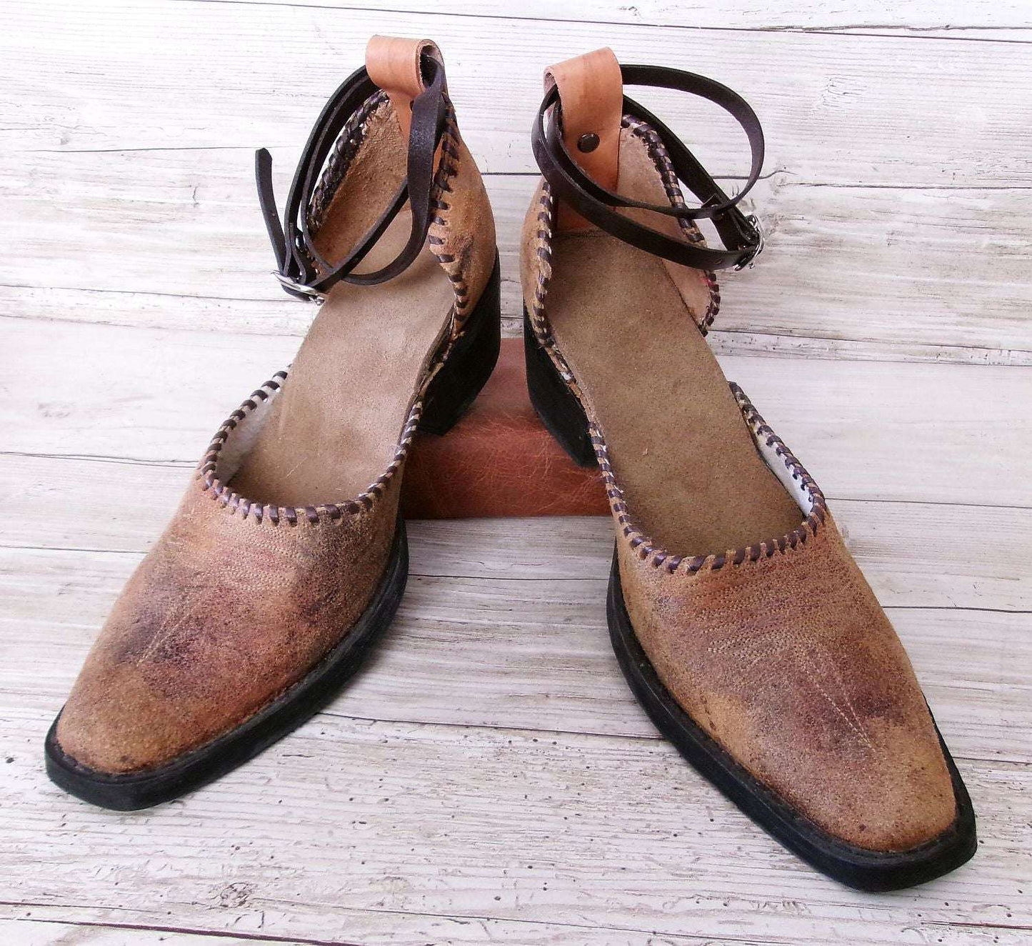 Cowgirl Boot Mules (Size 9.5-10) #mu24 handcrafted from cowboy boots. Shop  at ChrisThompsonBags.com and buy the best ["9-9.5","mules"] at Chris Thompson Bags.