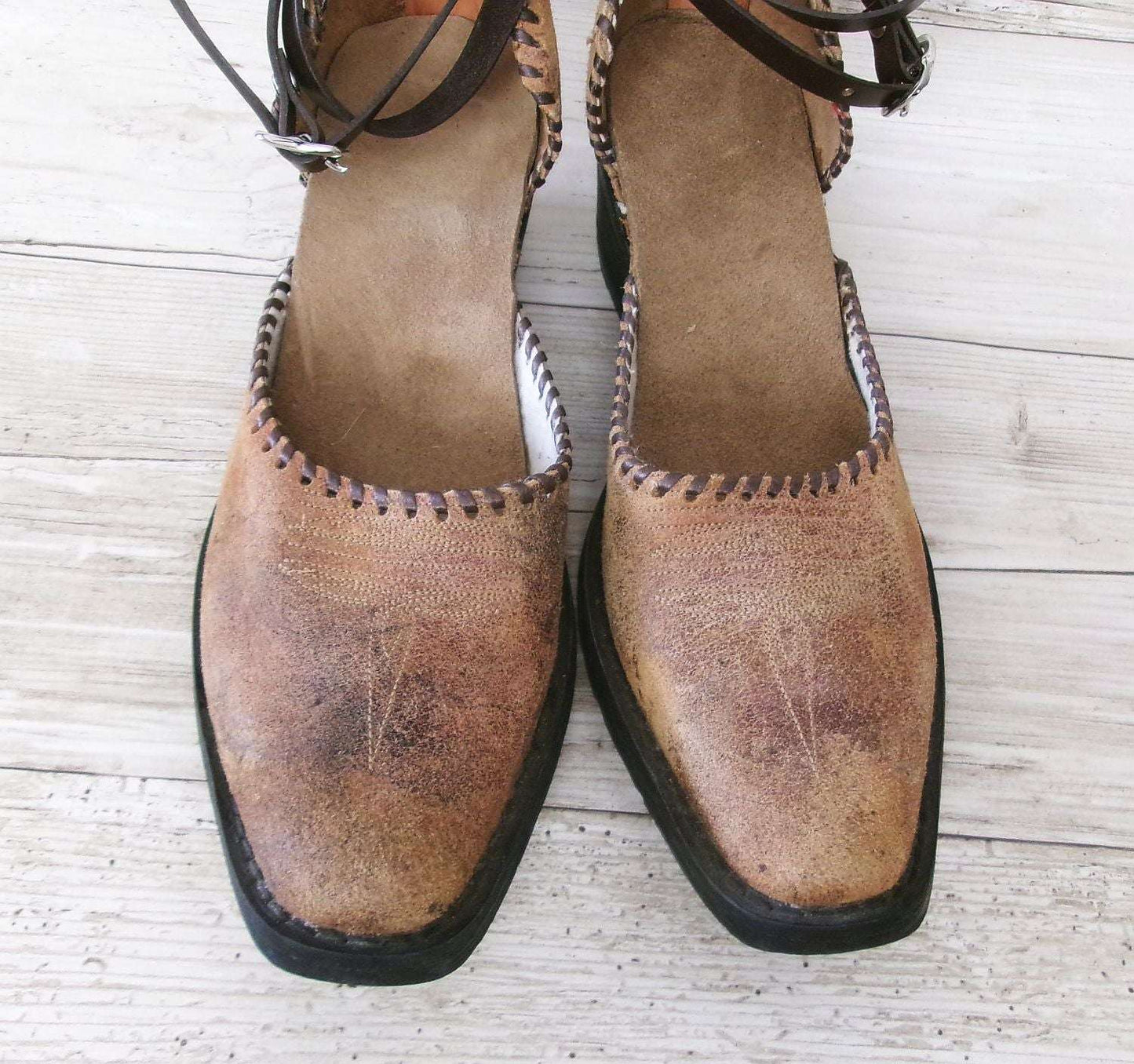 Cowgirl Boot Mules (Size 9.5-10) #mu24 handcrafted from cowboy boots. Shop  at ChrisThompsonBags.com and buy the best ["9-9.5","mules"] at Chris Thompson Bags.