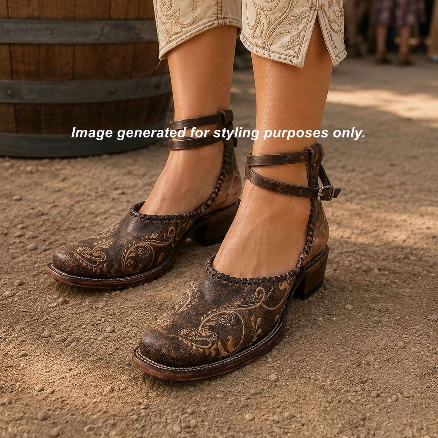 Cowgirl Boot Mules (Size 9.5-10) #mu25 handcrafted from cowboy boots. Shop  at ChrisThompsonBags.com and buy the best ["9-9.5","mules"] at Chris Thompson Bags.