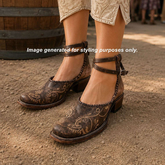 Cowgirl Boot Mules (Size 9.5-10) #mu25 handcrafted from cowboy boots. Shop  at ChrisThompsonBags.com and buy the best ["9-9.5","mules"] at Chris Thompson Bags.