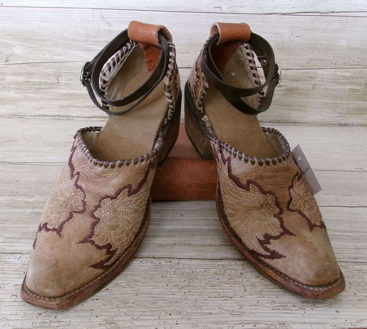 Cowgirl Boot Mules (Size 6-6.5) #mu26 handcrafted from cowboy boots. Shop  at ChrisThompsonBags.com and buy the best ["6-6.5","mules"] at Chris Thompson Bags.