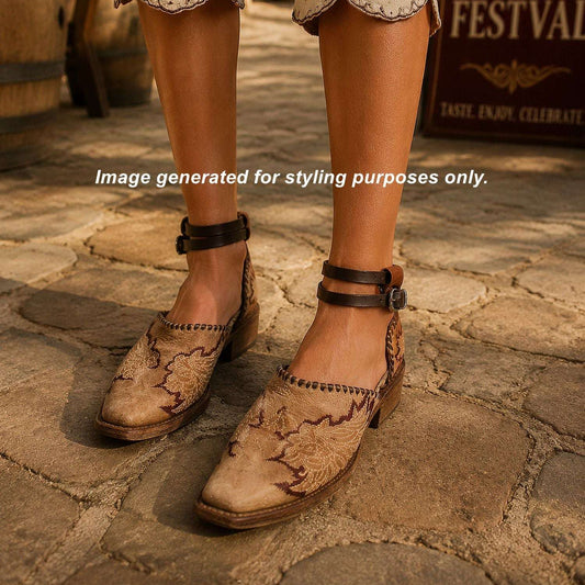 Cowgirl Boot Mules (Size 6-6.5) #mu26 handcrafted from cowboy boots. Shop  at ChrisThompsonBags.com and buy the best ["6-6.5","mules"] at Chris Thompson Bags.