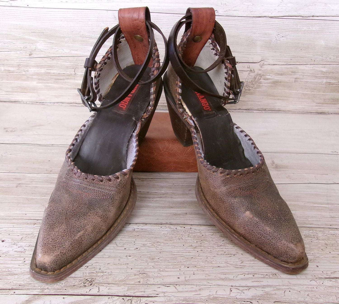 Cowgirl Boot Mules (Size 6-6.5) #mu28 handcrafted from cowboy boots. Shop  at ChrisThompsonBags.com and buy the best ["6-6.5","mules"] at Chris Thompson Bags.