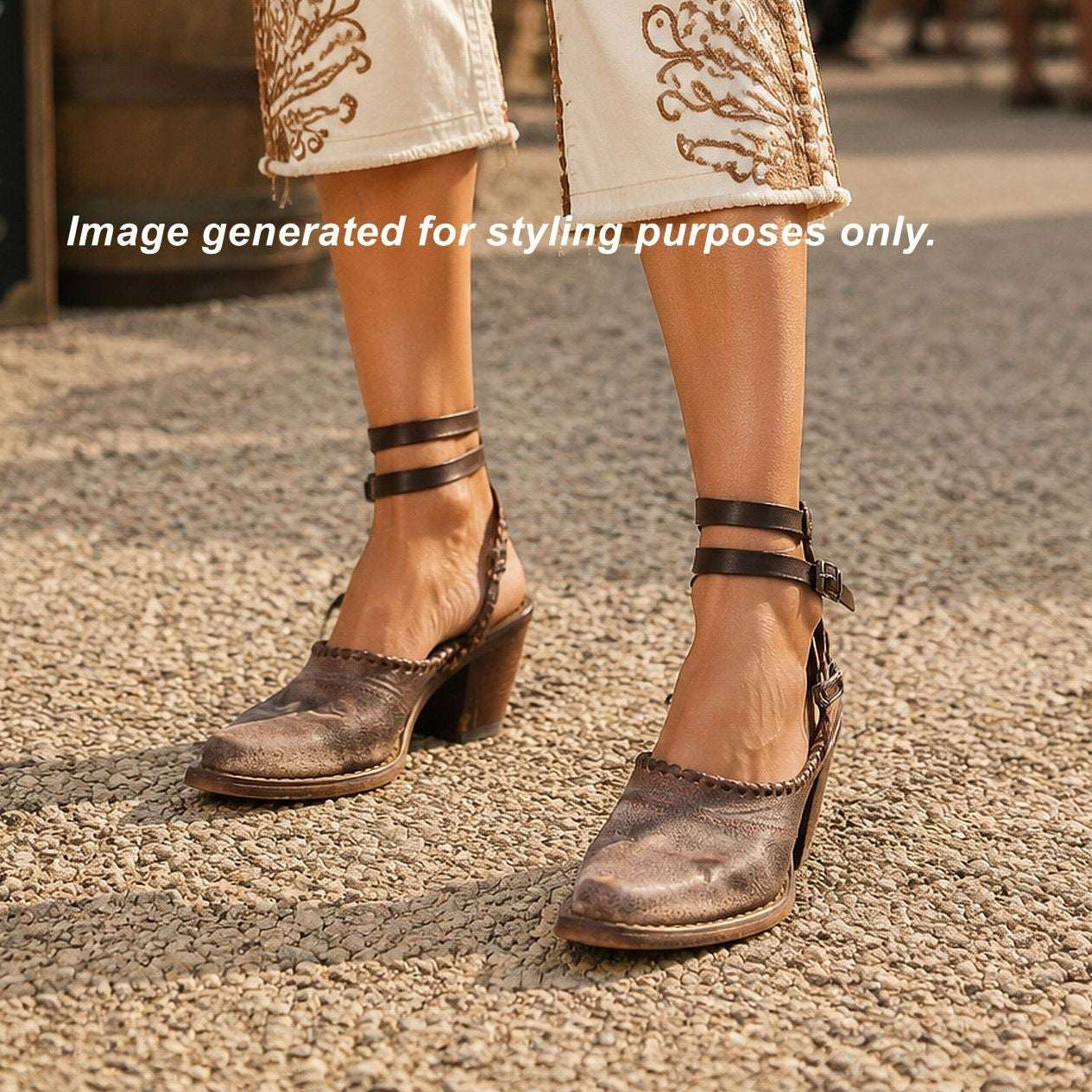 Cowgirl Boot Mules (Size 6-6.5) #mu28 handcrafted from cowboy boots. Shop  at ChrisThompsonBags.com and buy the best ["6-6.5","mules"] at Chris Thompson Bags.