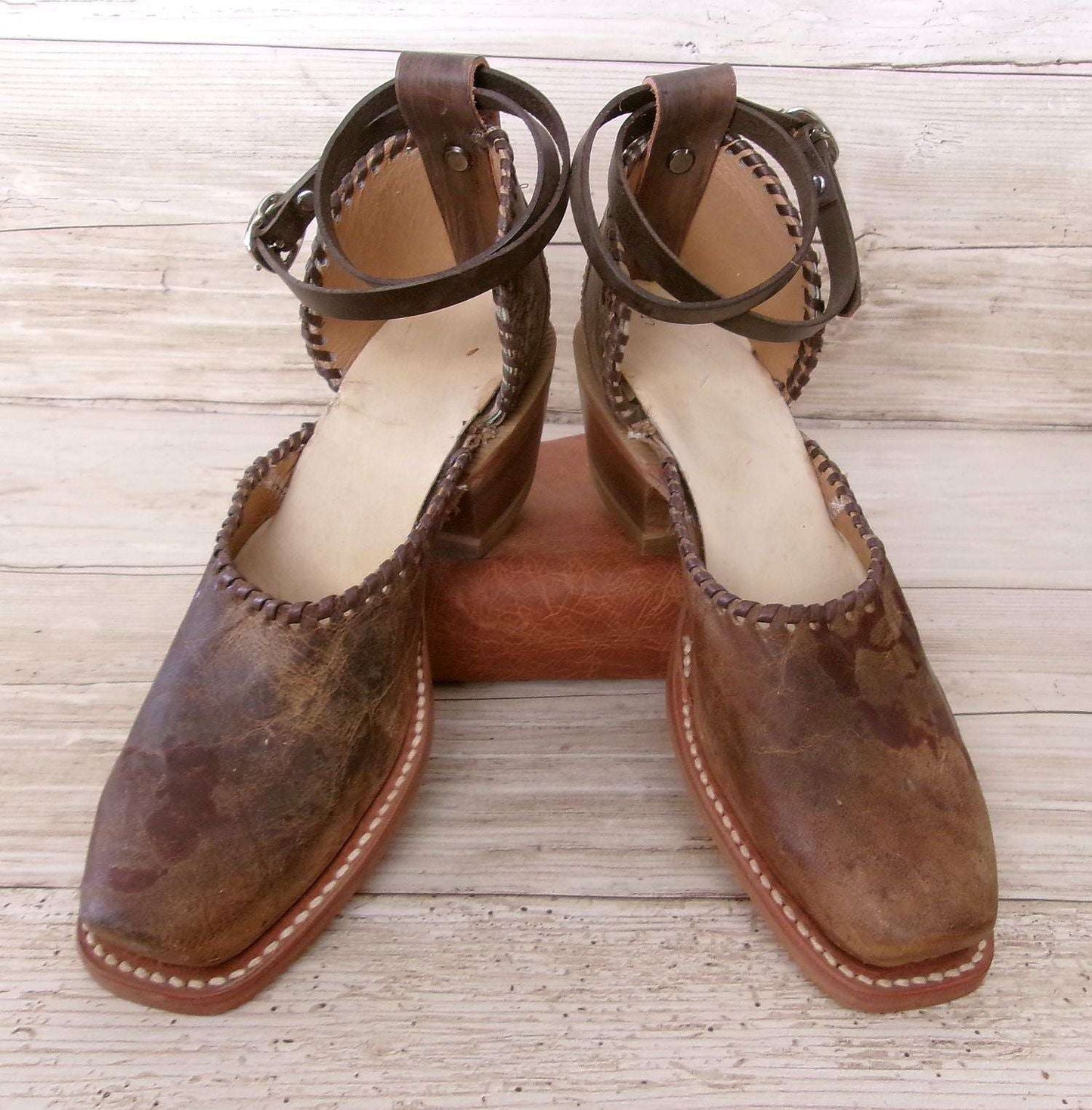 Cowgirl Boot Mules (Size 5-5.5) #mu29 handcrafted from cowboy boots. Shop  at ChrisThompsonBags.com and buy the best ["5-5.5","mules"] at Chris Thompson Bags.