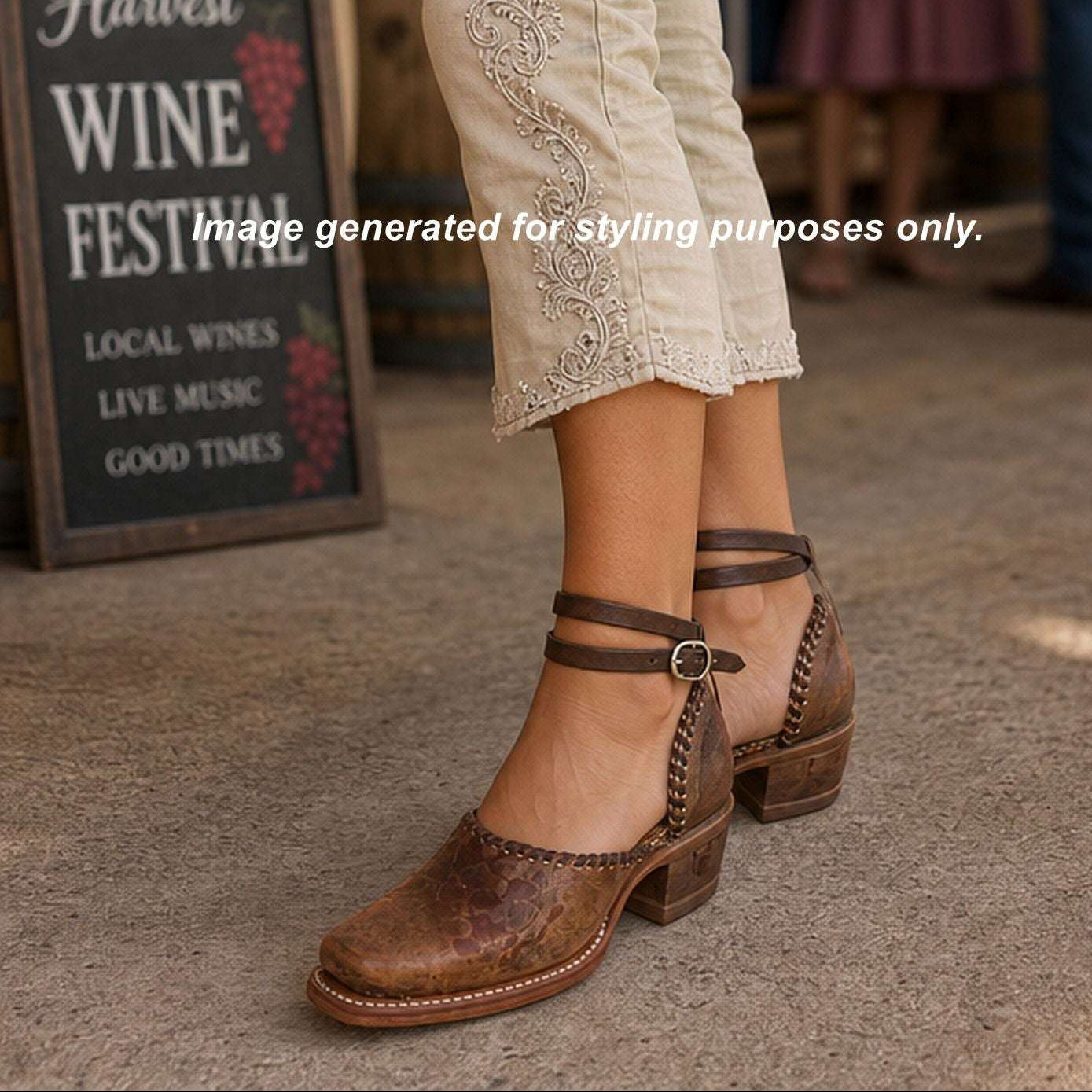 Cowgirl Boot Mules (Size 5-5.5) #mu29 handcrafted from cowboy boots. Shop  at ChrisThompsonBags.com and buy the best ["5-5.5","mules"] at Chris Thompson Bags.