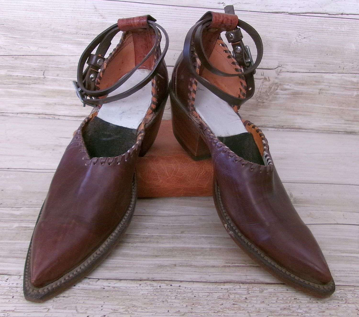 Cowgirl Boot Mules (Size 5-5.5) #mu32 handcrafted from cowboy boots. Shop  at ChrisThompsonBags.com and buy the best ["5-5.5","mules"] at Chris Thompson Bags.