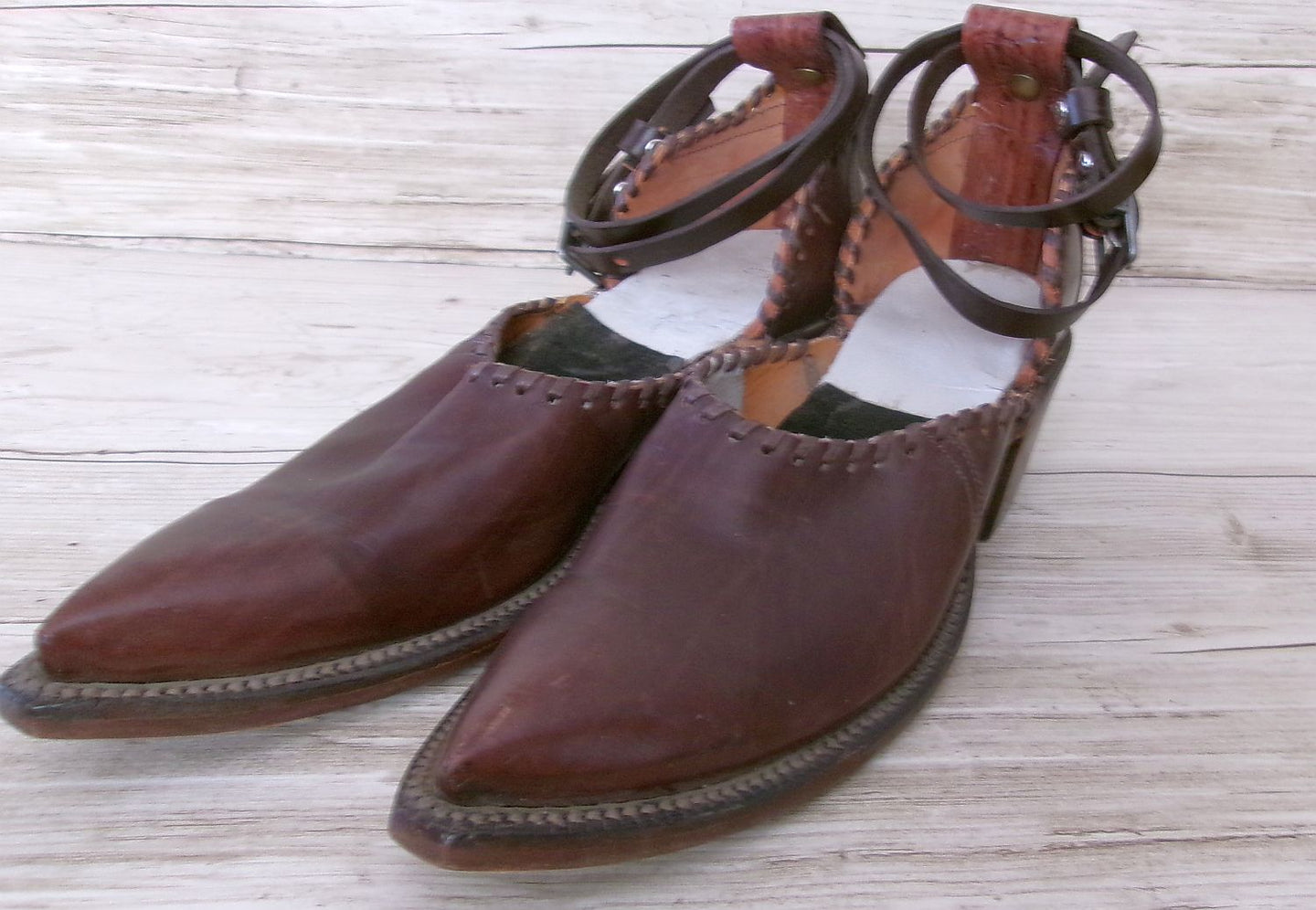 Cowgirl Boot Mules (Size 5-5.5) #mu32 handcrafted from cowboy boots. Shop  at ChrisThompsonBags.com and buy the best ["5-5.5","mules"] at Chris Thompson Bags.