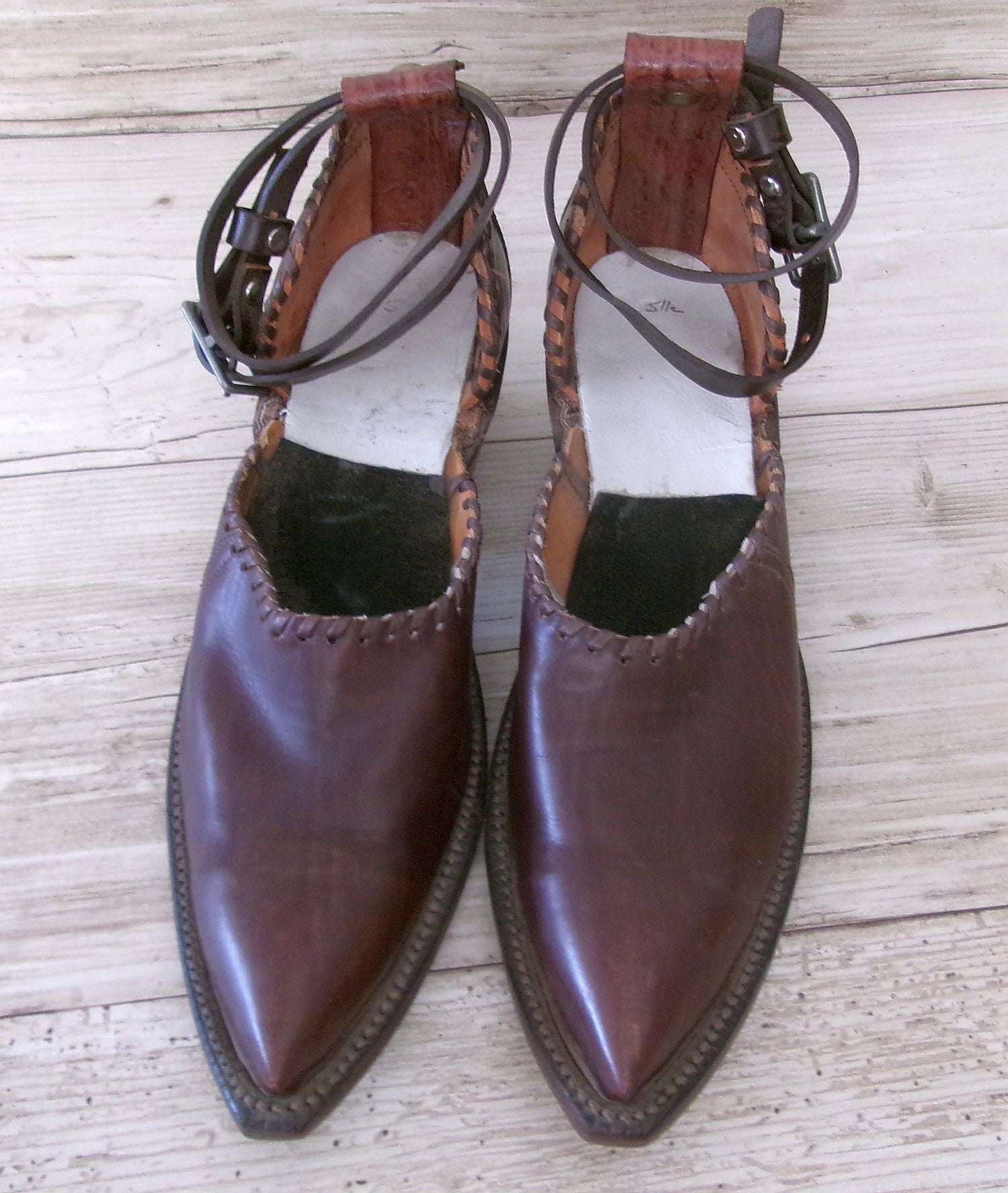 Cowgirl Boot Mules (Size 5-5.5) #mu32 handcrafted from cowboy boots. Shop  at ChrisThompsonBags.com and buy the best ["5-5.5","mules"] at Chris Thompson Bags.