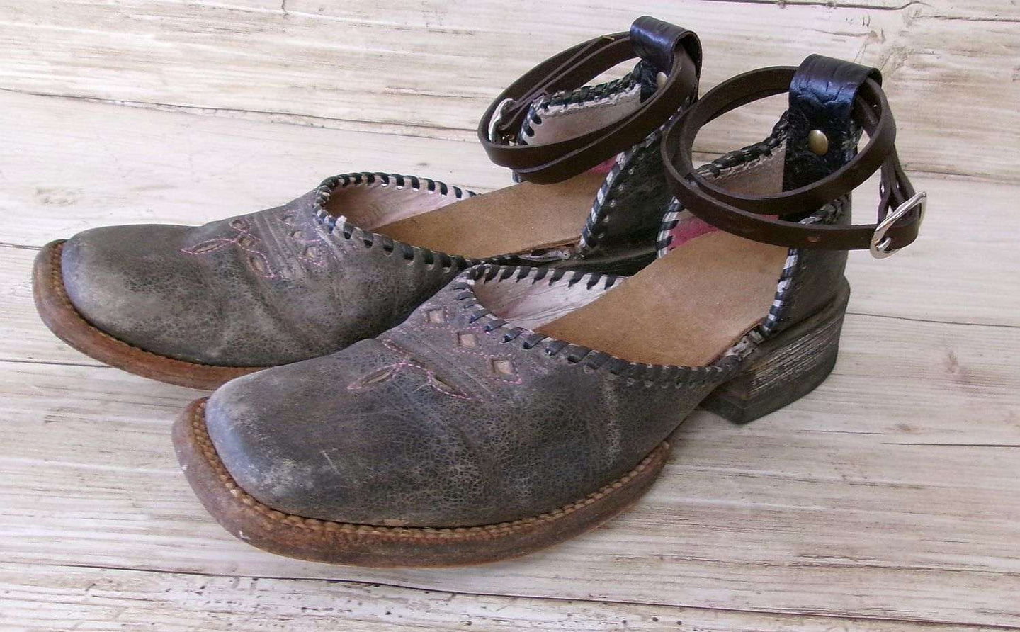 Cowgirl Boot Mules (Size 5-5.5) #mu34 handcrafted from cowboy boots. Shop  at ChrisThompsonBags.com and buy the best ["5-5.5","mules"] at Chris Thompson Bags.