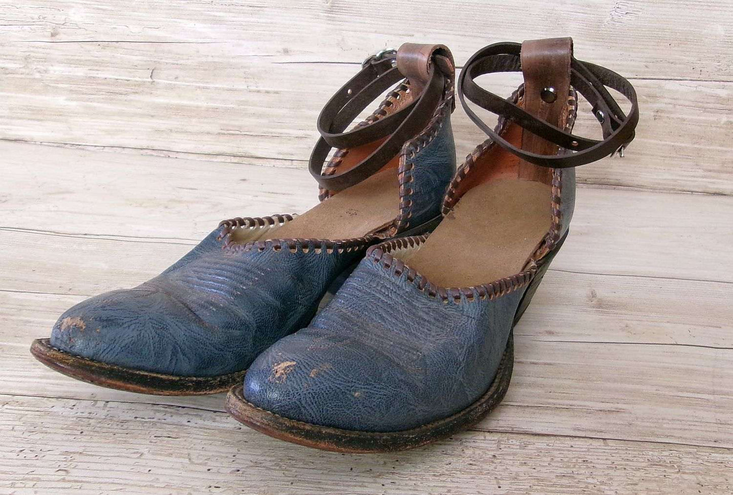 Cowgirl Boot Mules (Size 6-6.5) #mu37 handcrafted from cowboy boots. Shop  at ChrisThompsonBags.com and buy the best ["6-6.5","mules"] at Chris Thompson Bags.
