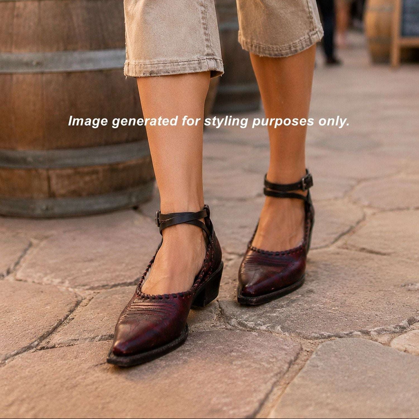 Cowgirl Boot Mules (Size 6-6.5) #mu38 handcrafted from cowboy boots. Shop  at ChrisThompsonBags.com and buy the best ["6-6.5","mules"] at Chris Thompson Bags.