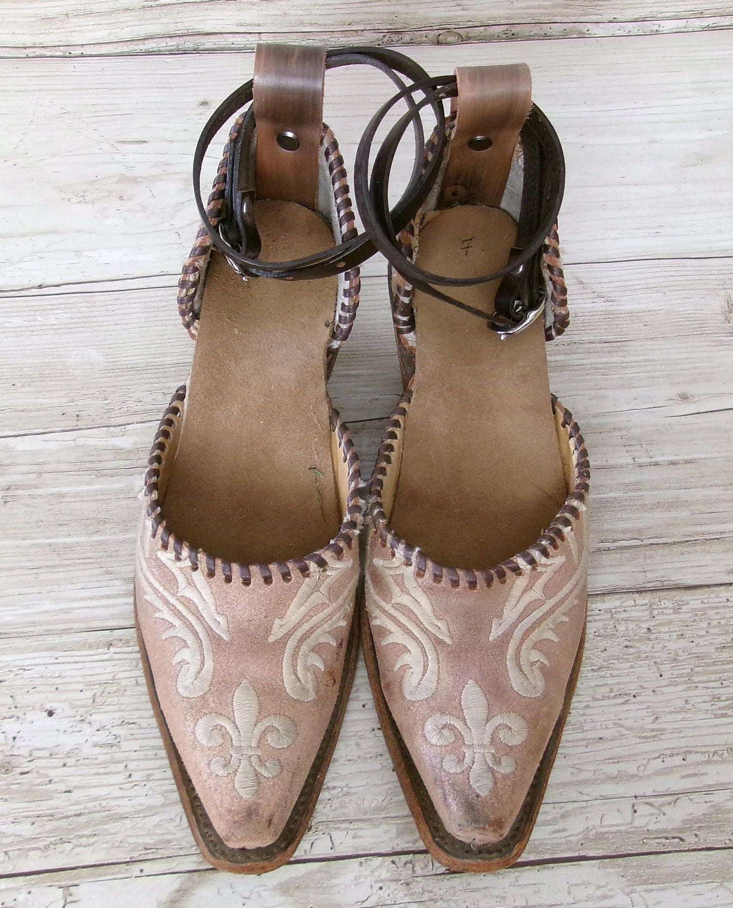 Cowgirl Boot Mules (Size 6.5-7) #mu41 handcrafted from cowboy boots. Shop  at ChrisThompsonBags.com and buy the best ["6.5-7","mules"] at Chris Thompson Bags.