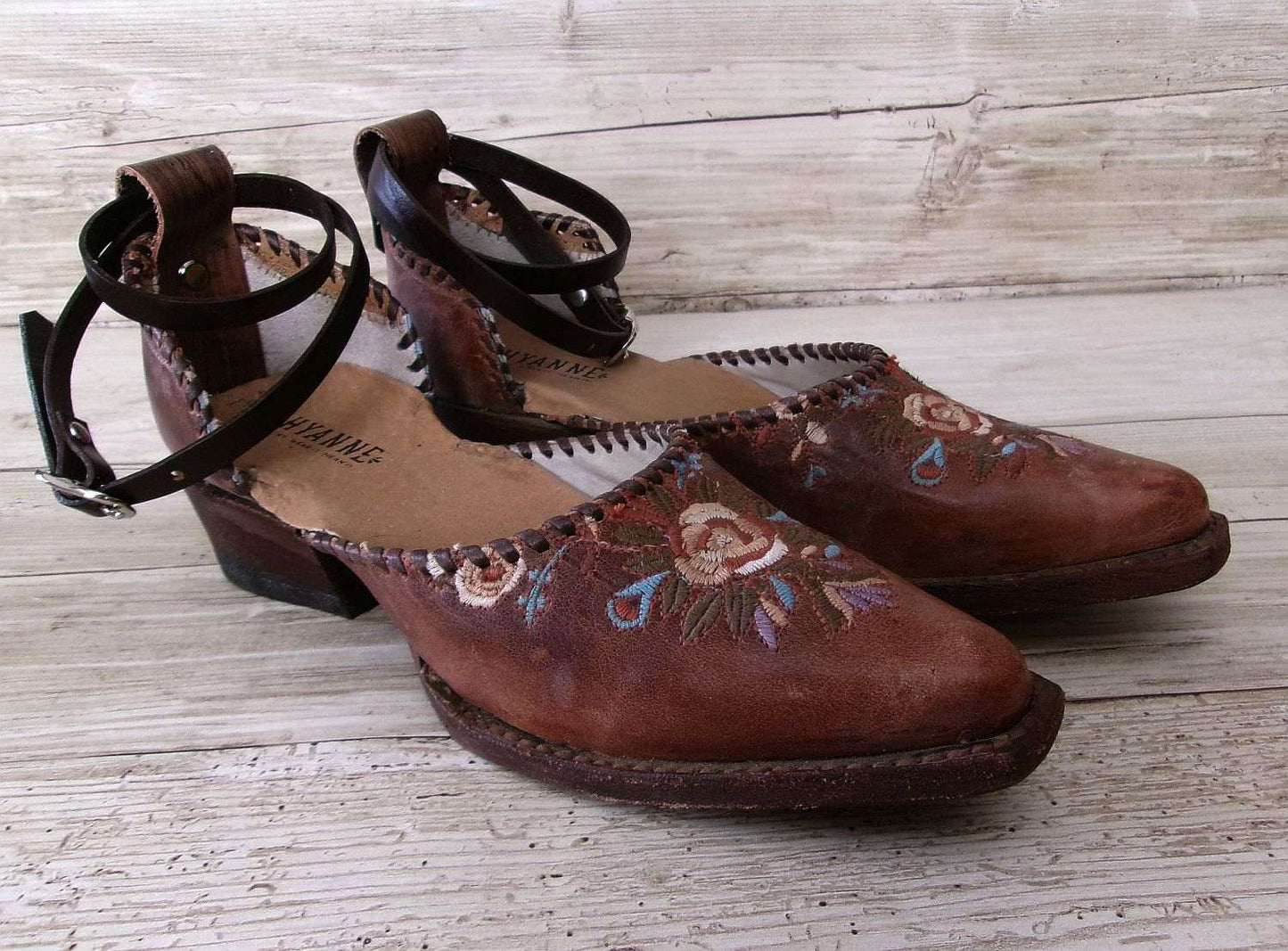 Cowgirl Boot Mules (Size 6.5-7) #mu42 handcrafted from cowboy boots. Shop  at ChrisThompsonBags.com and buy the best ["6.5-7","mules"] at Chris Thompson Bags.